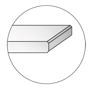 Кромка тип 1 (фаска 3 мм)