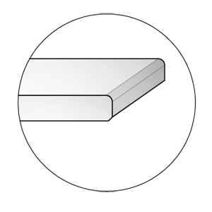 Кромка тип Т с радиусом 3 мм